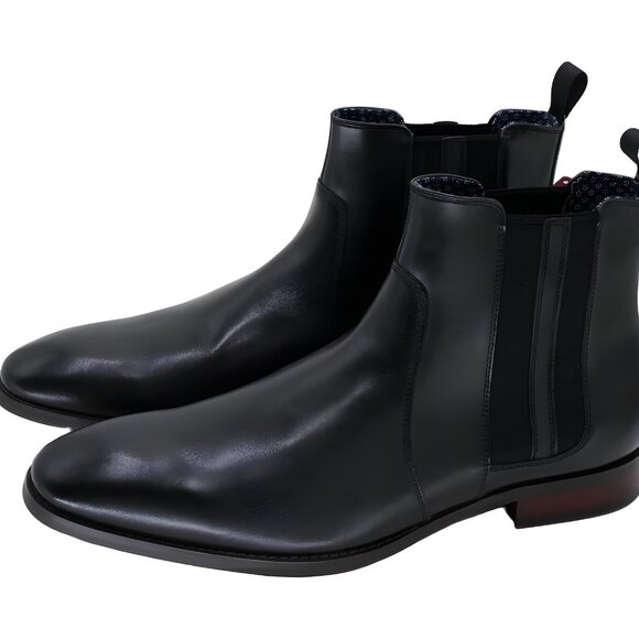Stacy Adams Kalen Plain Toe Chelsea Dress Boots Black Men's US 13M - Picture 2 of 6